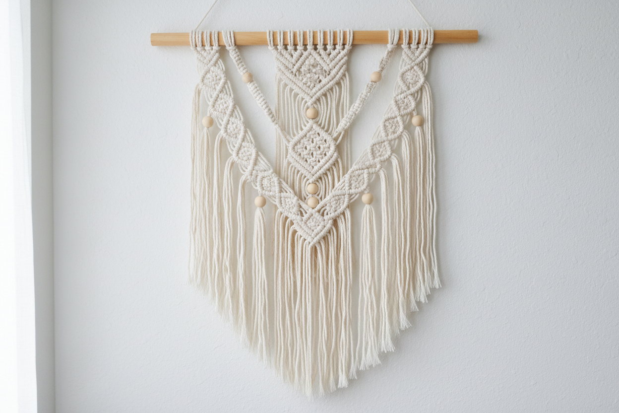 macrame wall hanger